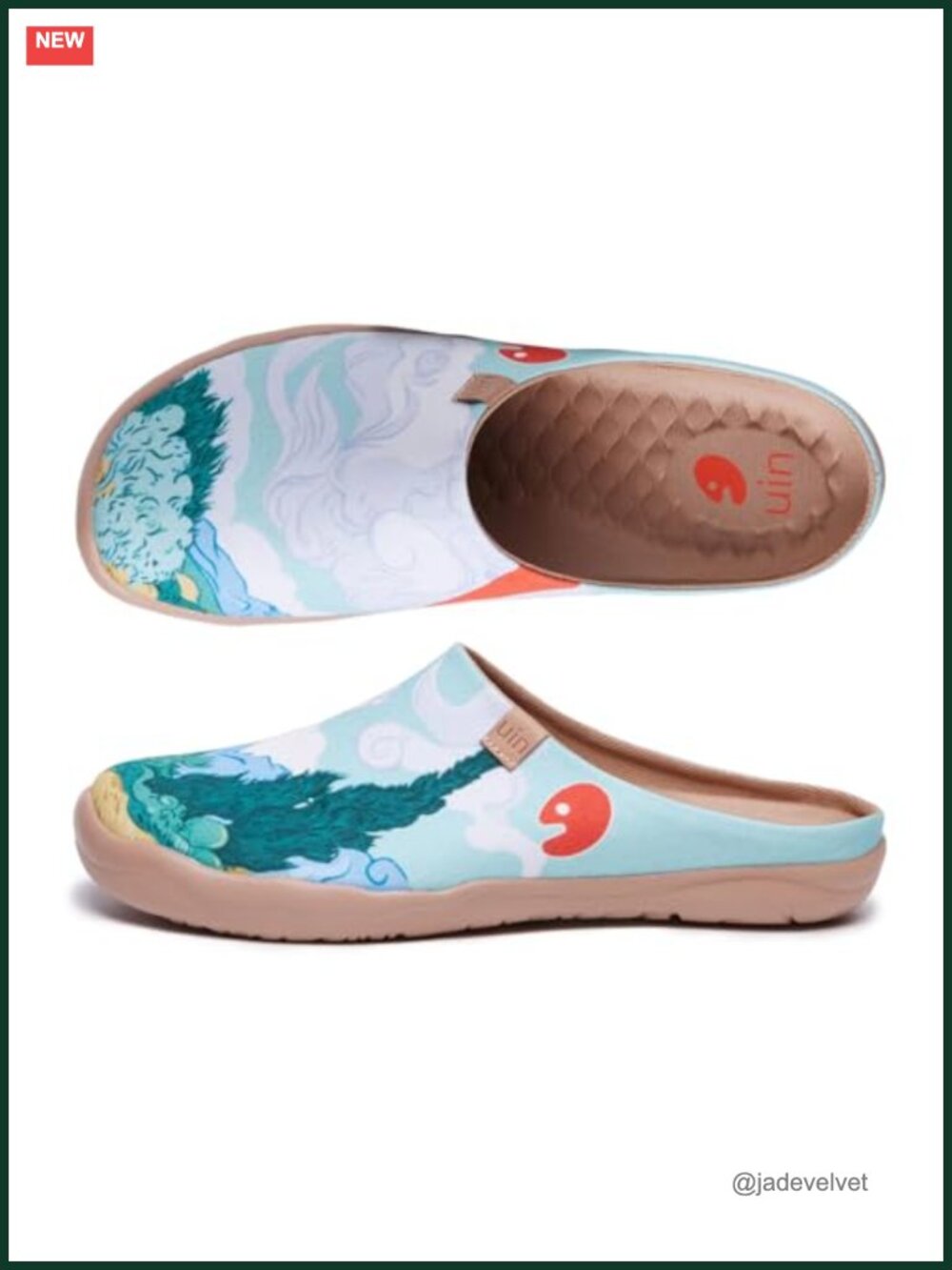 Slip On Walking Shoes Art Travel Lightweight Comfort Fashion Sneaker